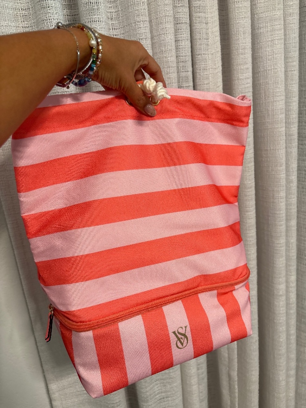 Victoria Secret Cooler Backpack and Makeup Bag